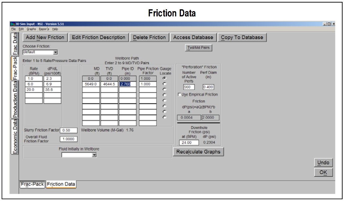 Frac Pack Simulation Option