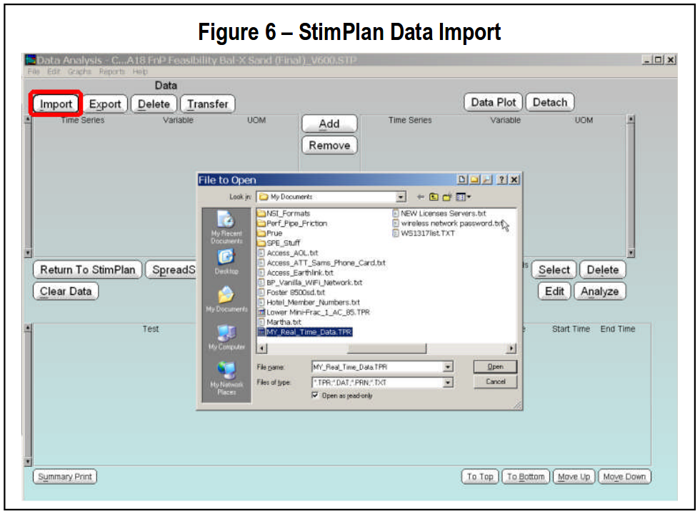 StimPlan Data Import